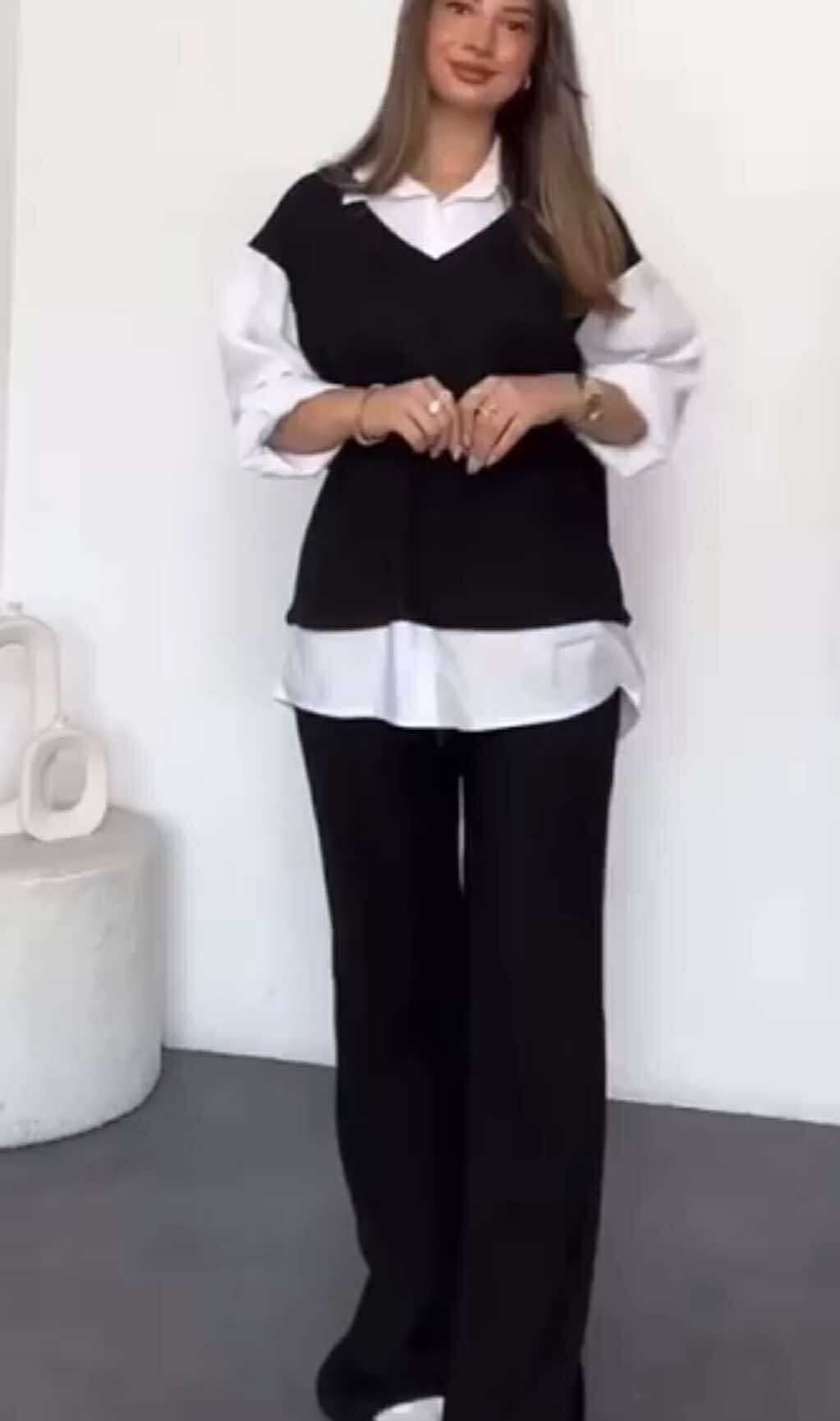 MF09 ensemble col chemise