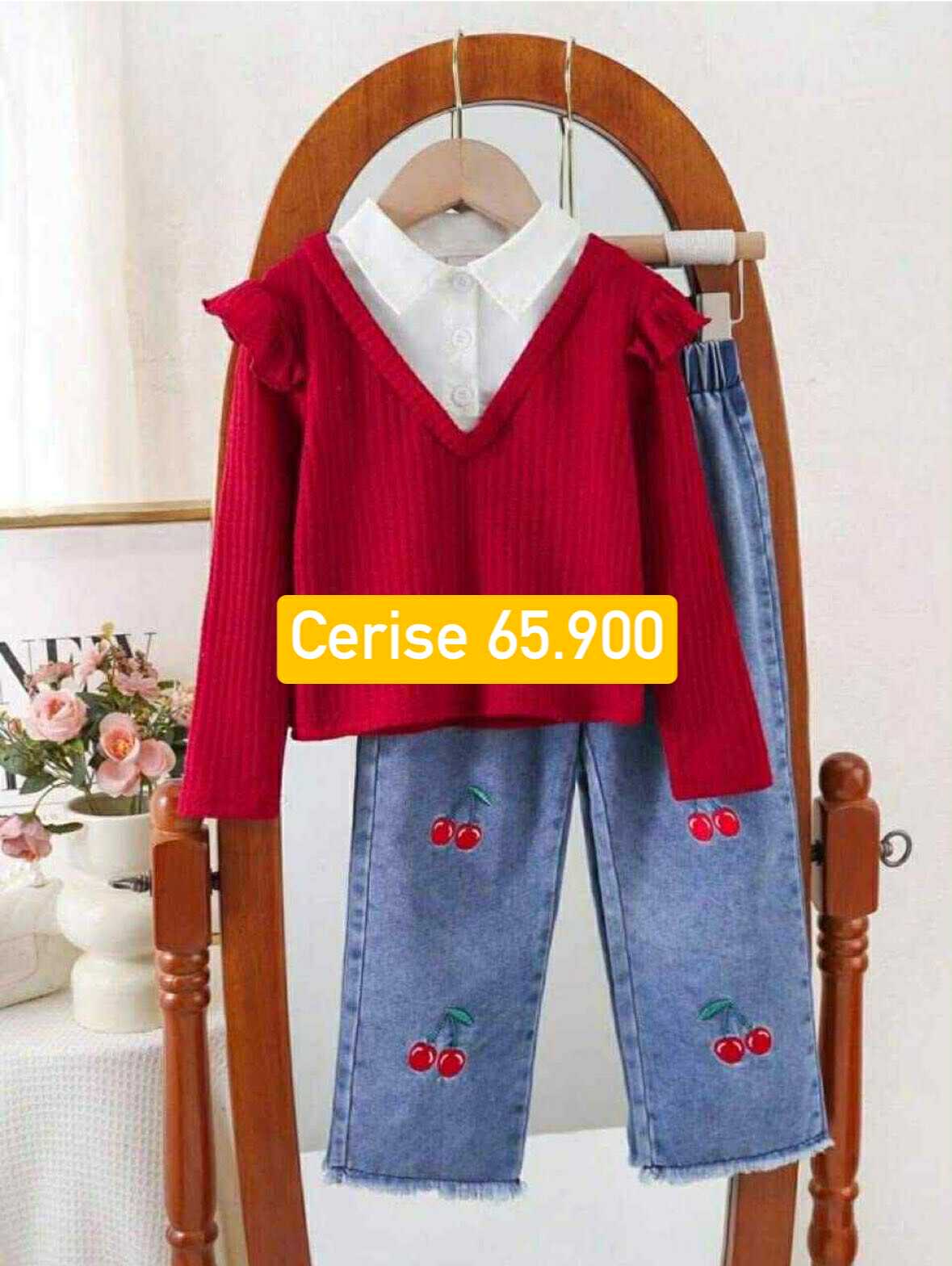 tenu cerise fillette